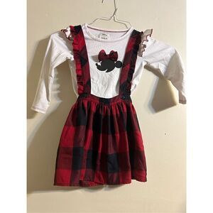 Authentic Pippa and Julie Disney Minnie Mouse 2 piece outfit size 4T
